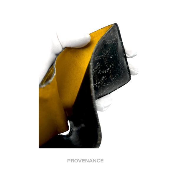 🔴 Goyard Florentin Bifold Wallet - Black Goyardine - Picture 9 of 9